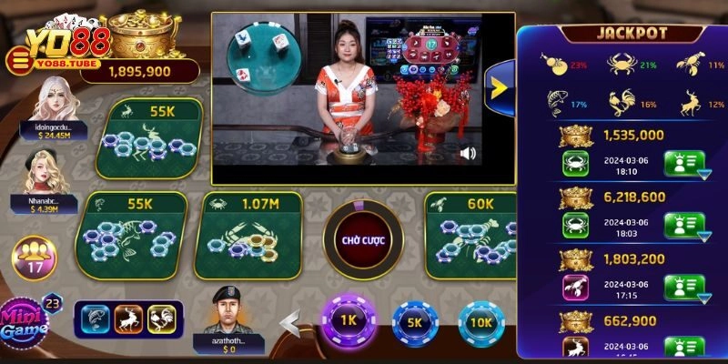 Bầu Cua Livestream: Sảnh Chơi Đen Đỏ Cực Hấp Dẫn 